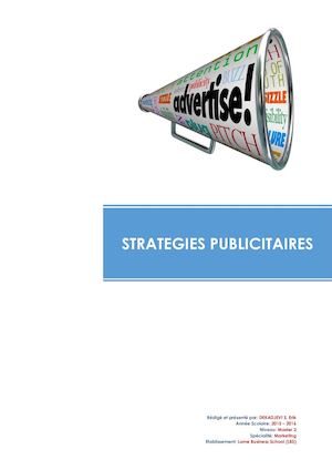 Stratégies Publicitaires Cours - Master 2