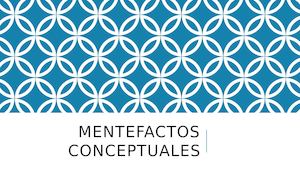 Mentefactos Conceptuales