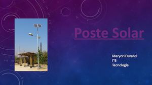 Proyecto Poste Solar