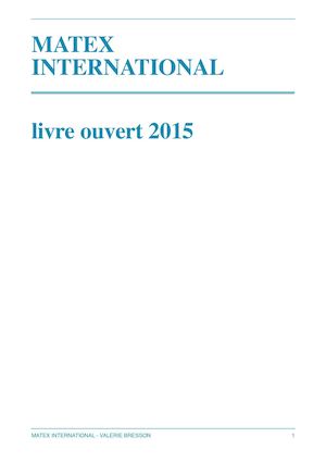 Présentation de Matex