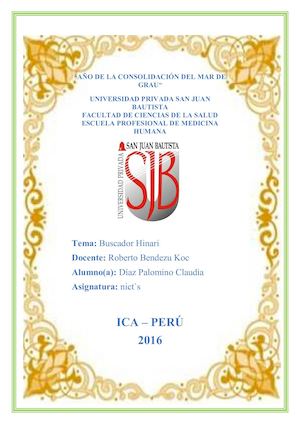 Buscador Hinari- DIAZ PALOMINO CLAUDIA