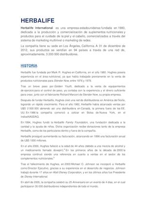 Catalogo De Herbalife