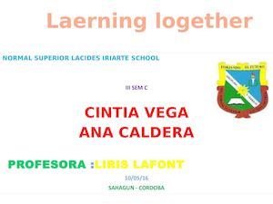 LEARNING LOGETHER