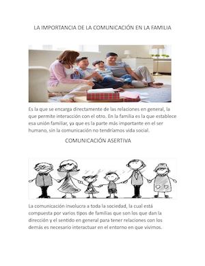 La Importancia De La Comunicación En La Familia