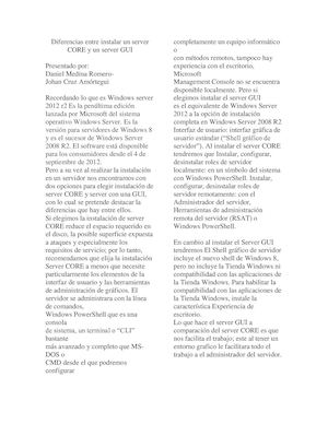 Diferencias De Gui Y Core