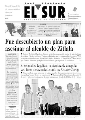El Sur Miercoles 25052016