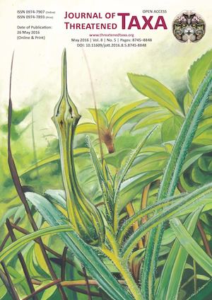 JoTT | 26 May 2016 | Vol. 8 | No. 5 | 8745-8848