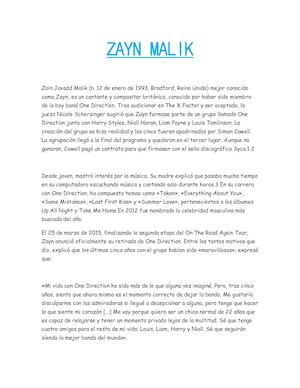 Zayn Malik