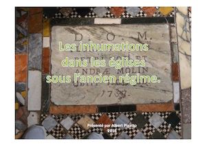 Les Inhumations Dans Les églises