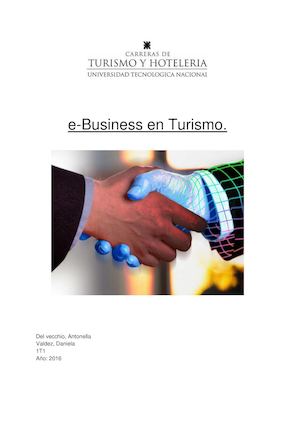 e-Business en Turismo