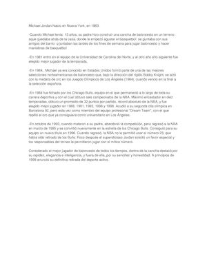 historia michael jordan "la leyenda"