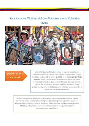 Folleto Víctimas