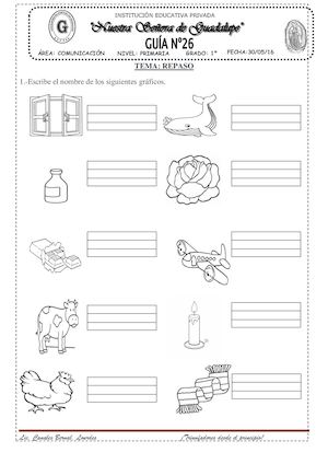 Repaso De Letras (V,ll,ch)