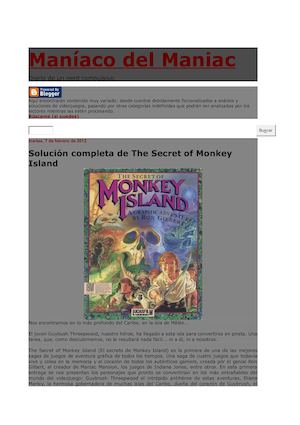 Guia Monkey Island Sin Espadas