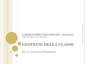 Gestione Della Classe D'ambrosio