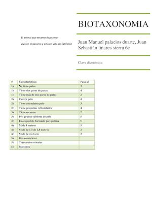 Biotaxonomia 1