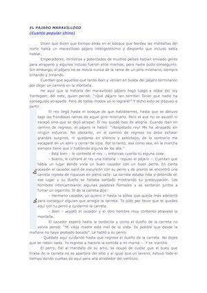 Cuento Popular Chino