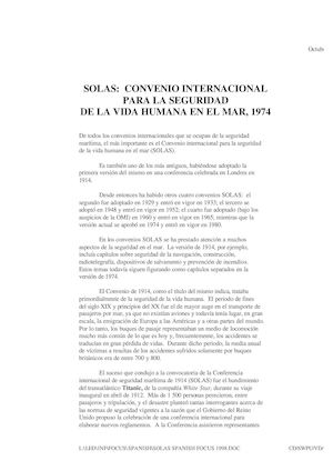 A Convenio Internacional Solas 1974