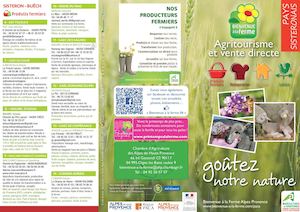 2016 - Flyer Bienvenue à La Ferme 04 - Pays Sisteronais
