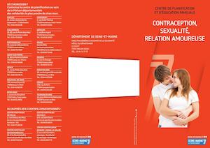 Dépliant "Contraception, sexualité, relation amoureuse"