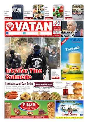 Yeni Vatan Turkish Newspaper Issue No: 1852