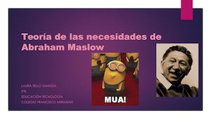 Teoría De Las Necesidades De Abraham Maslow Pptx 4