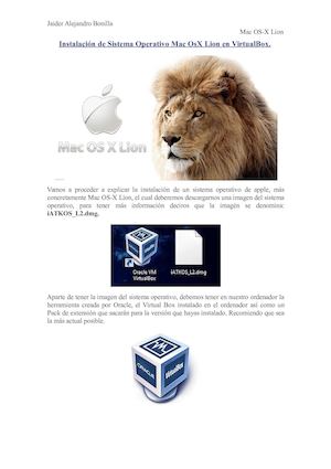 Instalacion De Mac Os X Maquina Virtual Doc