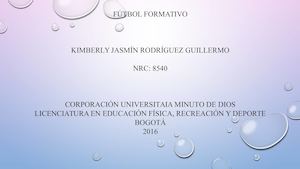 Fútbol Formativo