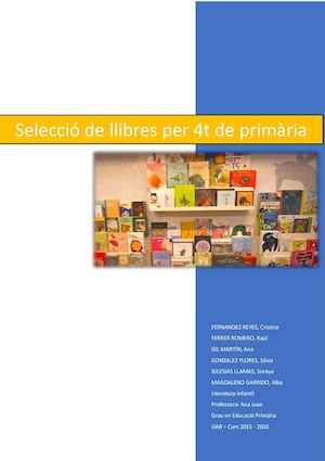 Selecció llibres per 4t de primària