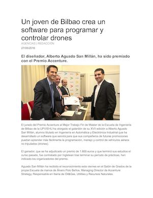 Un Joven De Bilbao Crea Un Software Para Programar Y Controlar Drones
