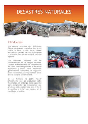 Desastres Naturales