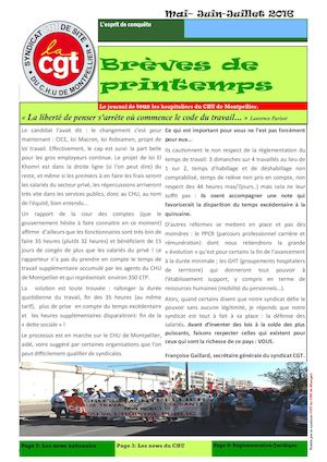 Brève De Printemps 2016