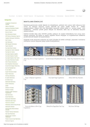 Mantolama Örnekleri, Mantolama Resimleri _ GNYAPI