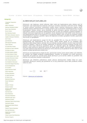 Alüminyum Çatı Kaplamaları _ GNYAPI