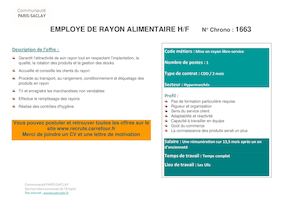 Offres D'emploi juin 2016
