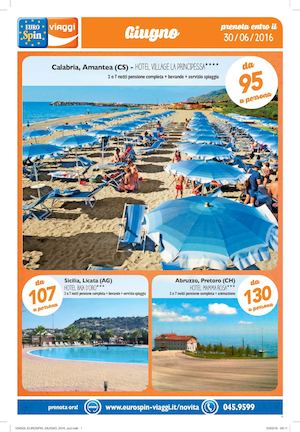 Eurospin Viaggi Giugno Sud
