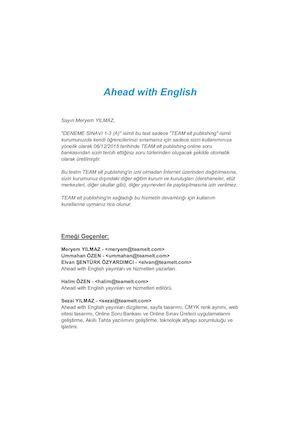 Ahead With English