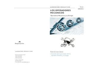 OPERADORES MECANICOS