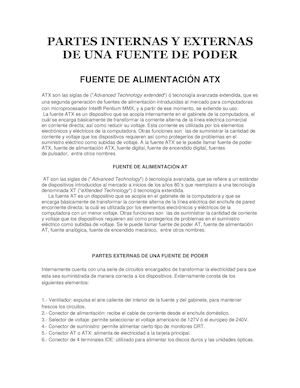 PARTES DE LA FUENTE DE PODER
