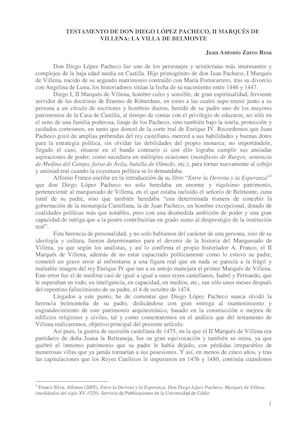 Testamento Diego Lopez Pacheco Articulo