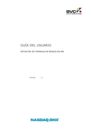 Guia De Usuario Estacion De Trabajo Xstream