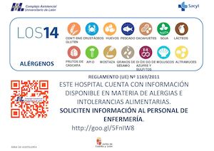 Cartel Caule ALERGENOS