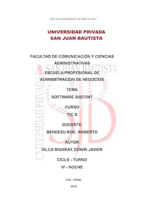 Vilca Misaray Siscont