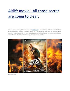 Behind Something Airlift Movie