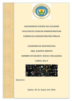 Matematicas Cuaderno Final Nicole Chillagana