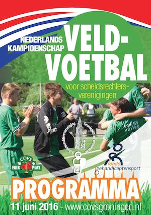 Programmaboekje NK Covs-teams 11 Juni 2016