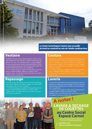 Atelier Multiservices du CS Espace Carnot