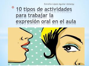 Actividades Para Trabajar La Expresión Oral