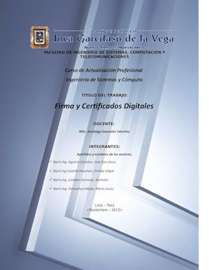 Certificado Firma Digital Original Terminado