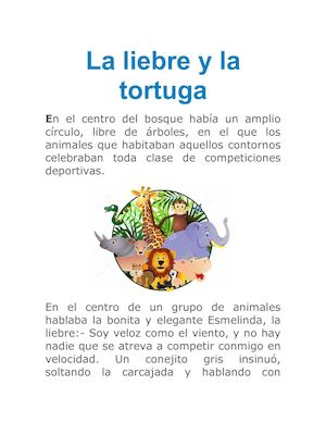 La Liebre Y La Tortuga